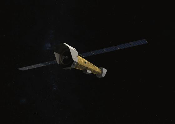 An artistic view of Athena space observatory