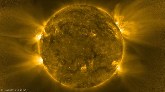 The Sun, Copyright ESA & NASA